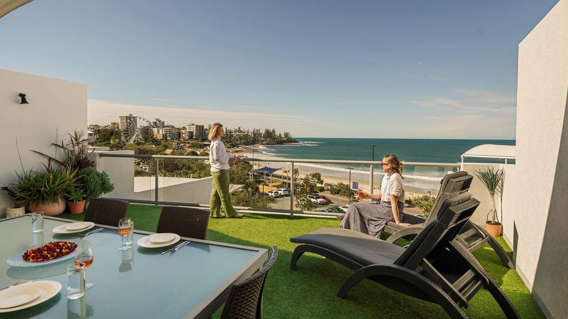 Lägenhet Top Floor Unit With Private Rooftop Terrace Caloundra